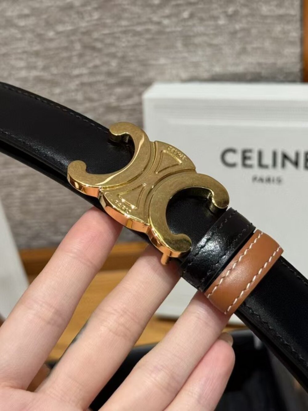 CELINE Double-sided belt - Picture 4 of 5